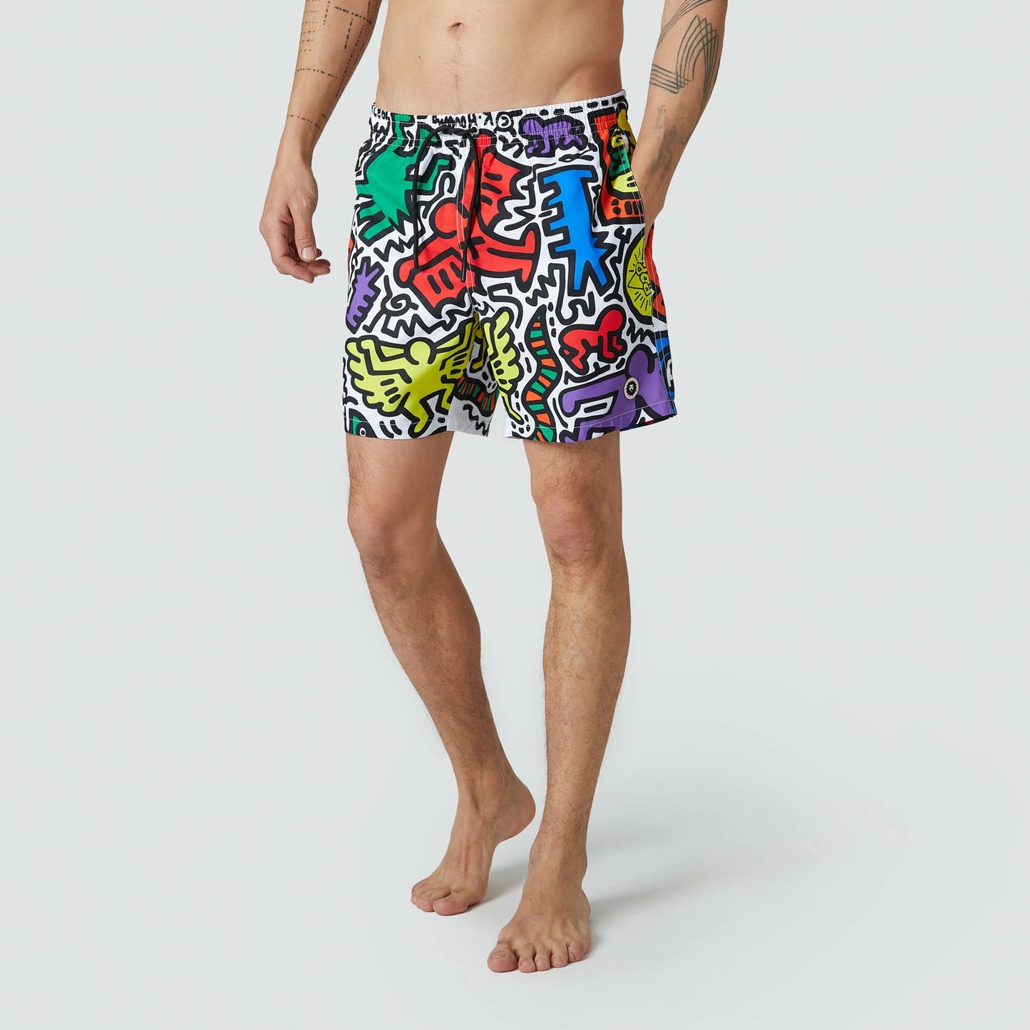 Pop Shop Tokyo Swim Shorts - White
