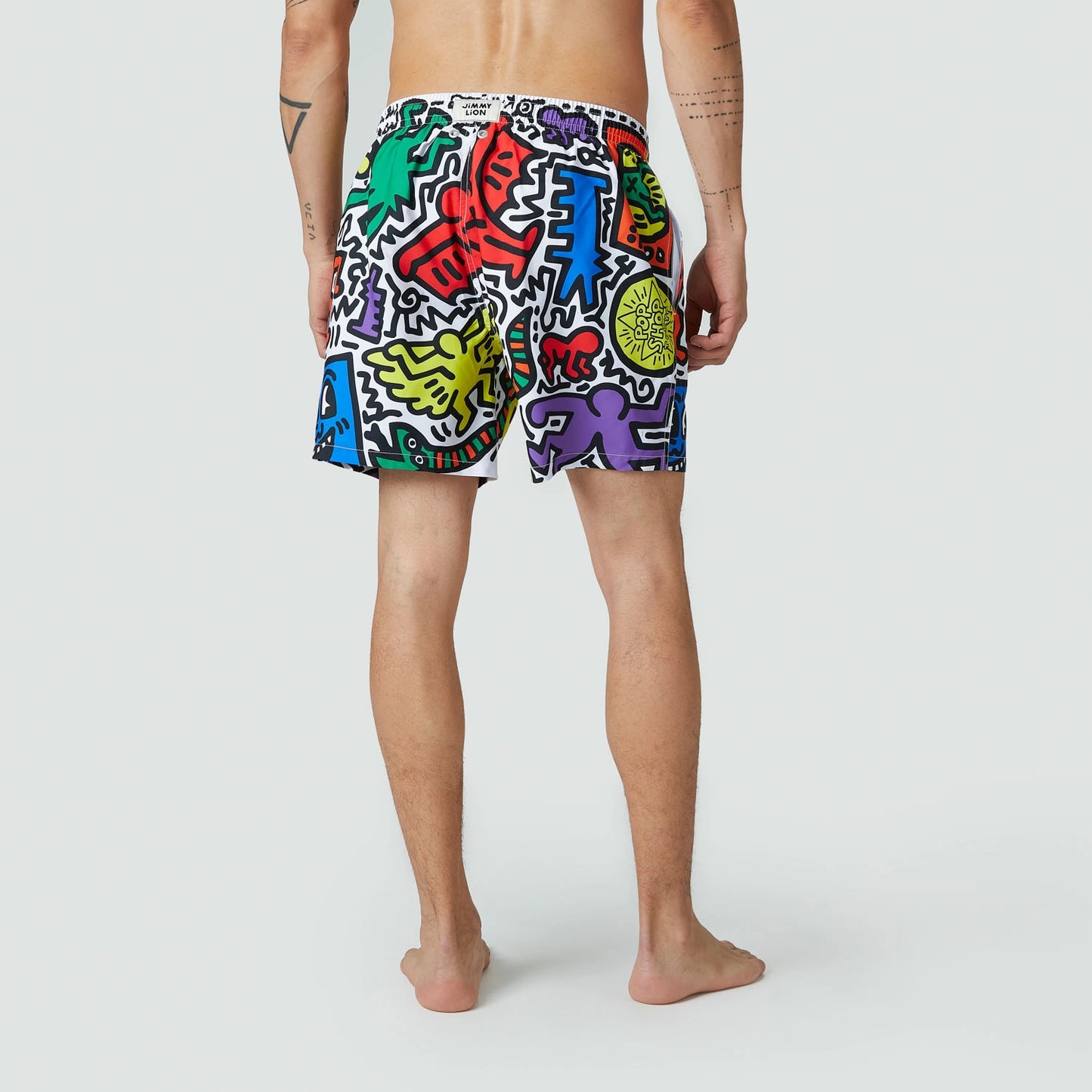 Pop Shop Tokyo Swim Shorts - White