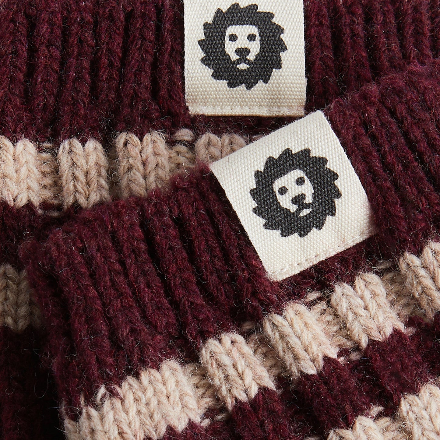 Premium Winter Rec - Beige Dark Red (3)