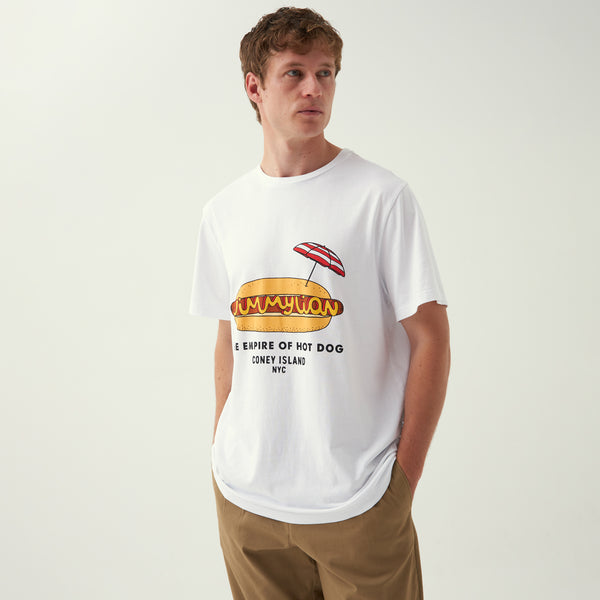 The Empire of Hot Dog - White