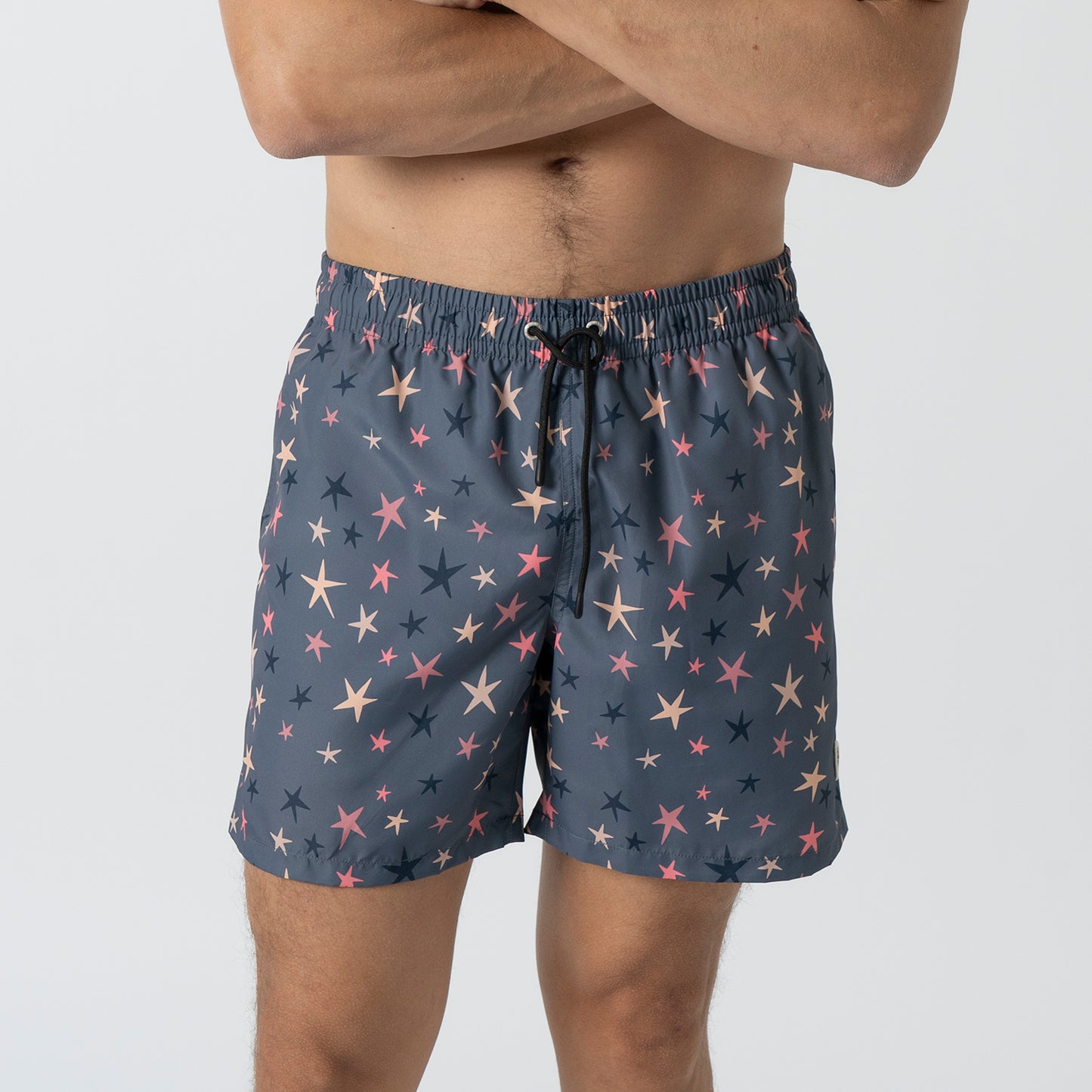 Stars Swim Shorts - Dark Blue