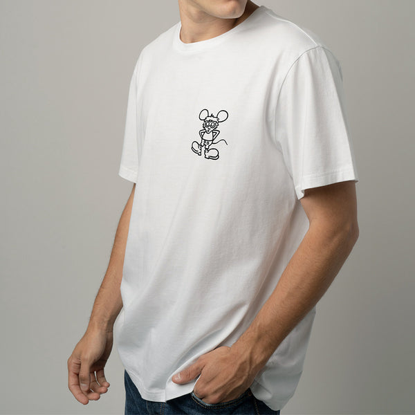 Andy Mouse Tee - White