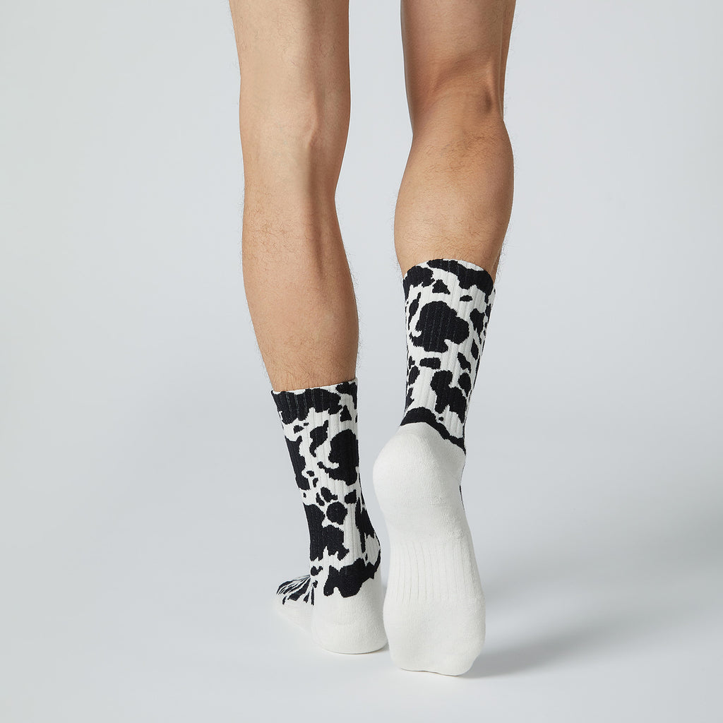 Cow Print Boxer Shorts & Socks Bundle - Various