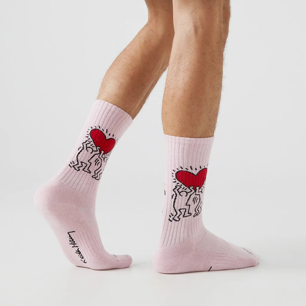 Athletic Keith Haring Heart - Pink