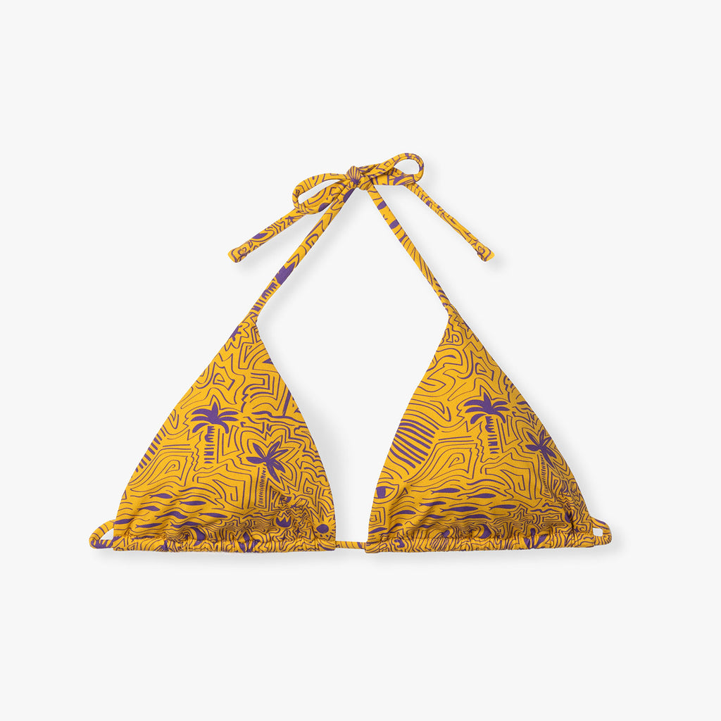Beach Bikini Top - Yellow