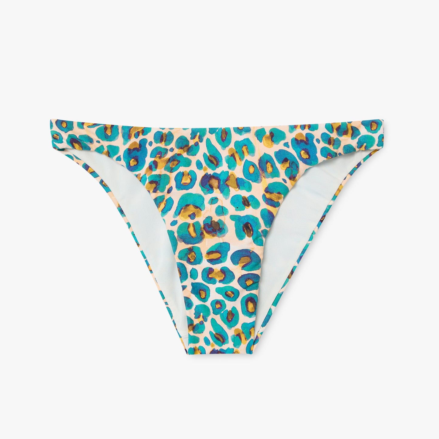 Leopard Print Cheeky Bottom - Butter Yellow