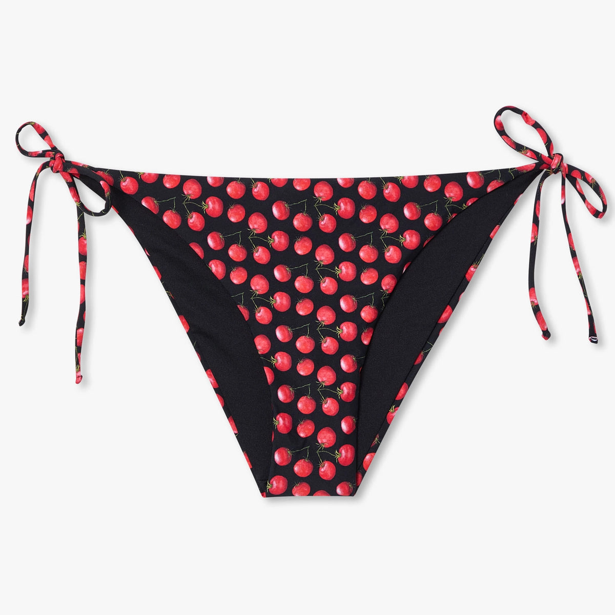 Tomatoes Bikini Bottom - Black and Red