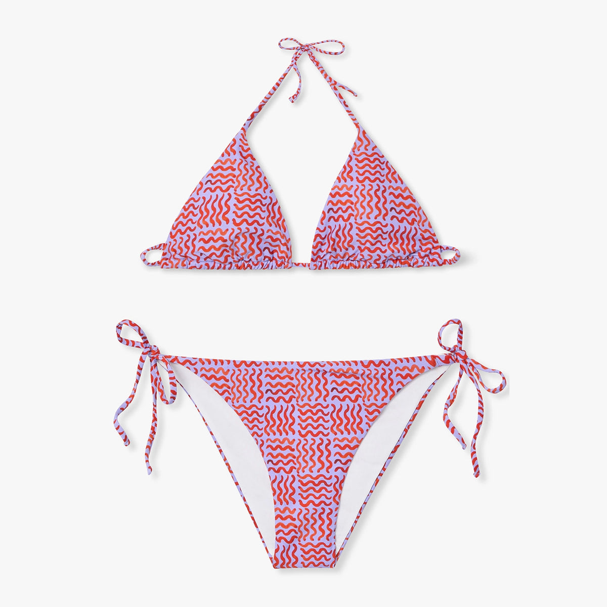 Waves Bikini Bottom - Violet