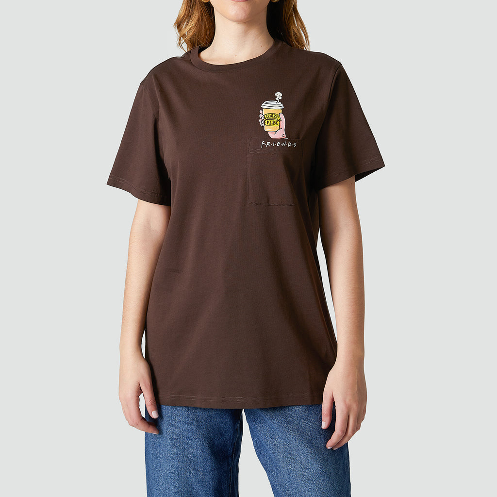 Friends Central Perk Tee - Brown