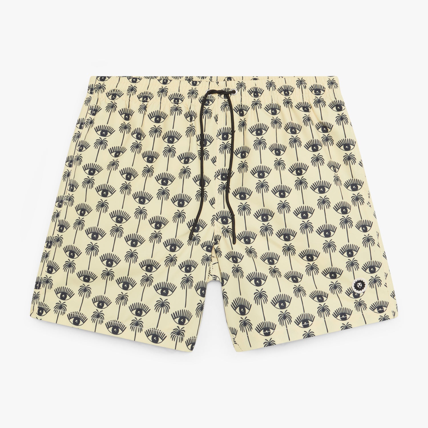 Eyes and Palms Swim Shorts - Yellow