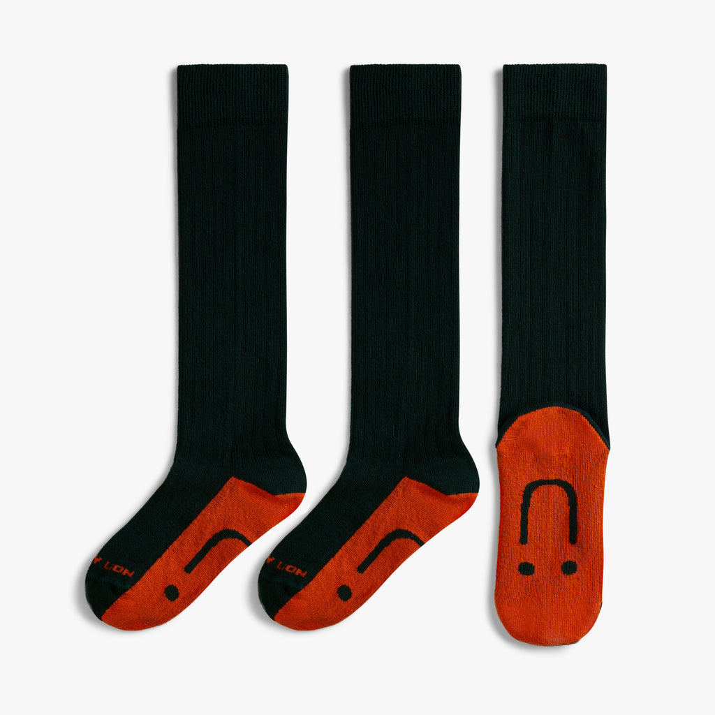 3 x KH Kids School Ribbed - Green
