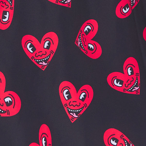 Keith Haring Heart Boxer Shorts - Black