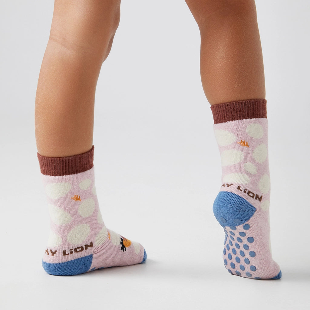 Kids Non-Slip Mama Hen - Pink