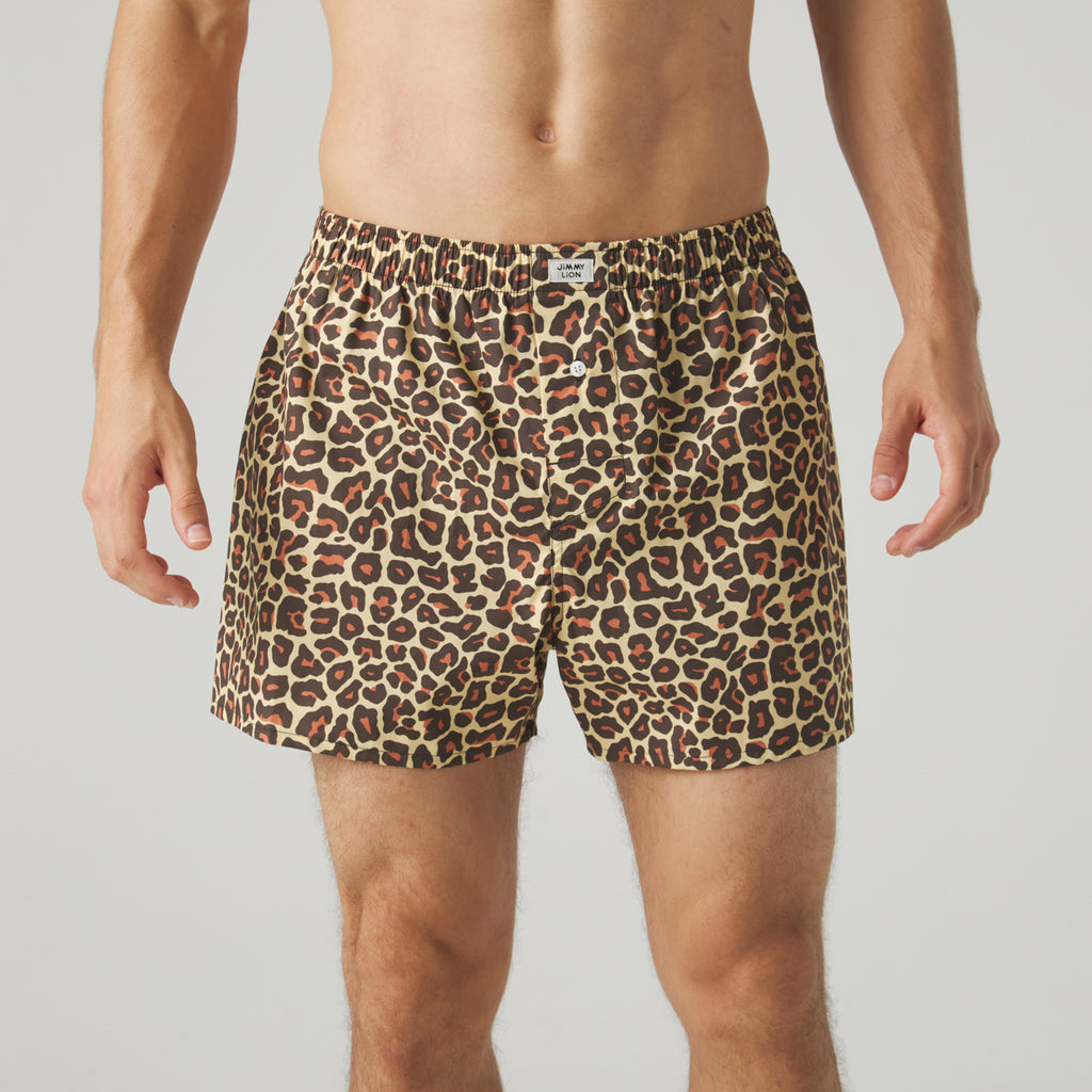 Leopard Print Boxer Shorts & Socks Bundle - Various