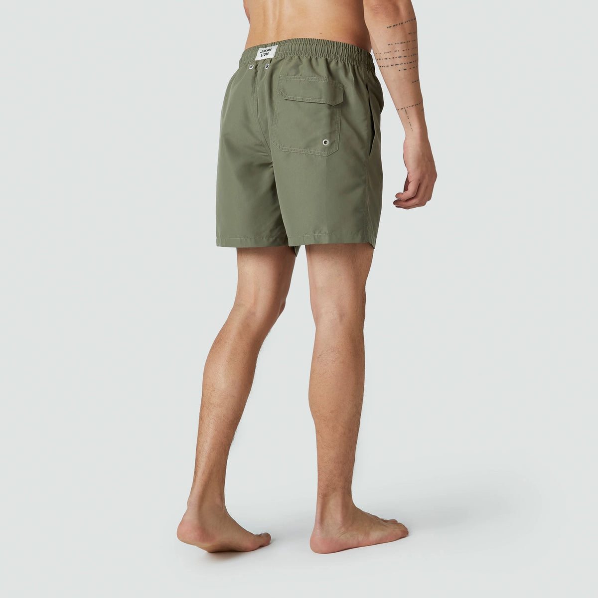 Lion Essentials Swim Shorts - Vetiver Green