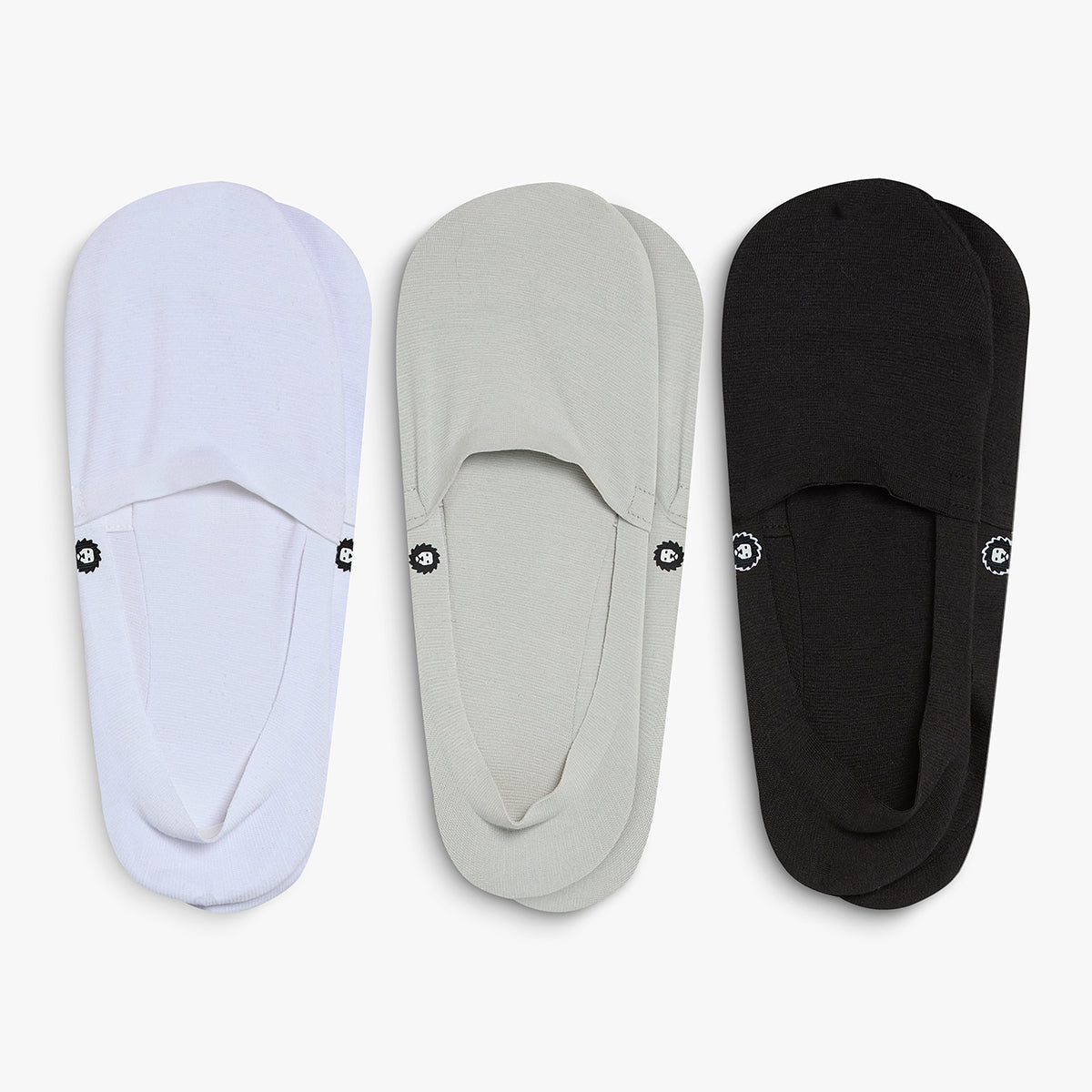 3 x No Show Essentials Second Skin - Grey