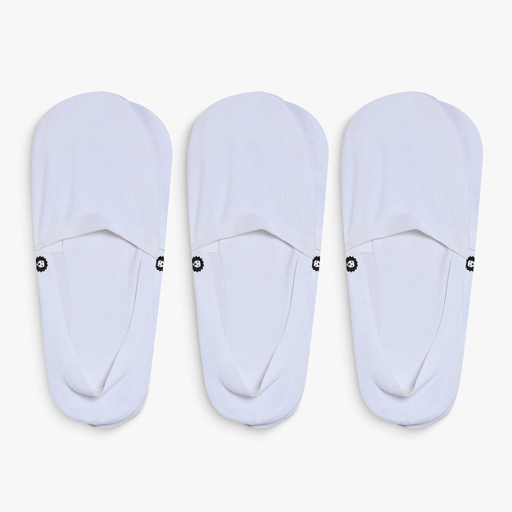3 x No Show Essentials Second Skin - White
