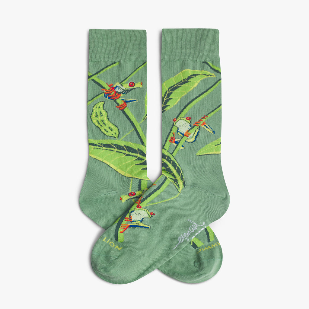 Pura Vida Red-Eyed Tree Frog - Verde