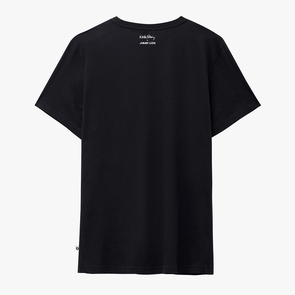 Keith Haring Safe Sex Pocket Tee - Black