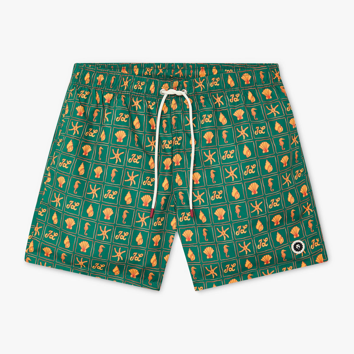 Shore Finds Swim Shorts - Dark Green