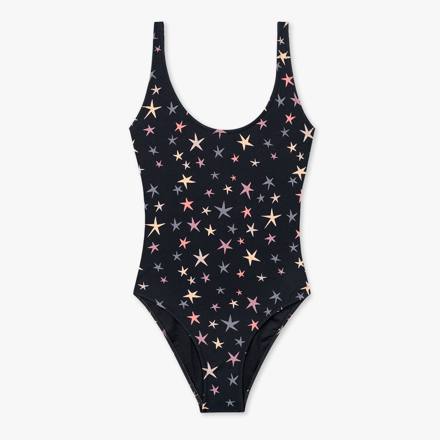 Stars Swimsuit  - Black