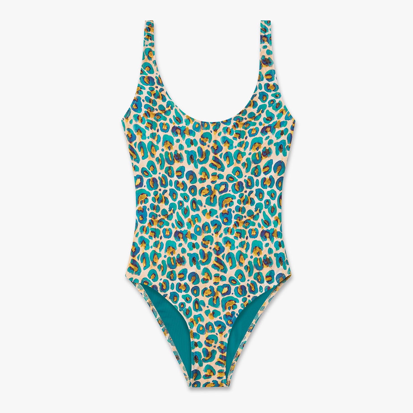 Leopard Print Swimsuit - Butter Yellow