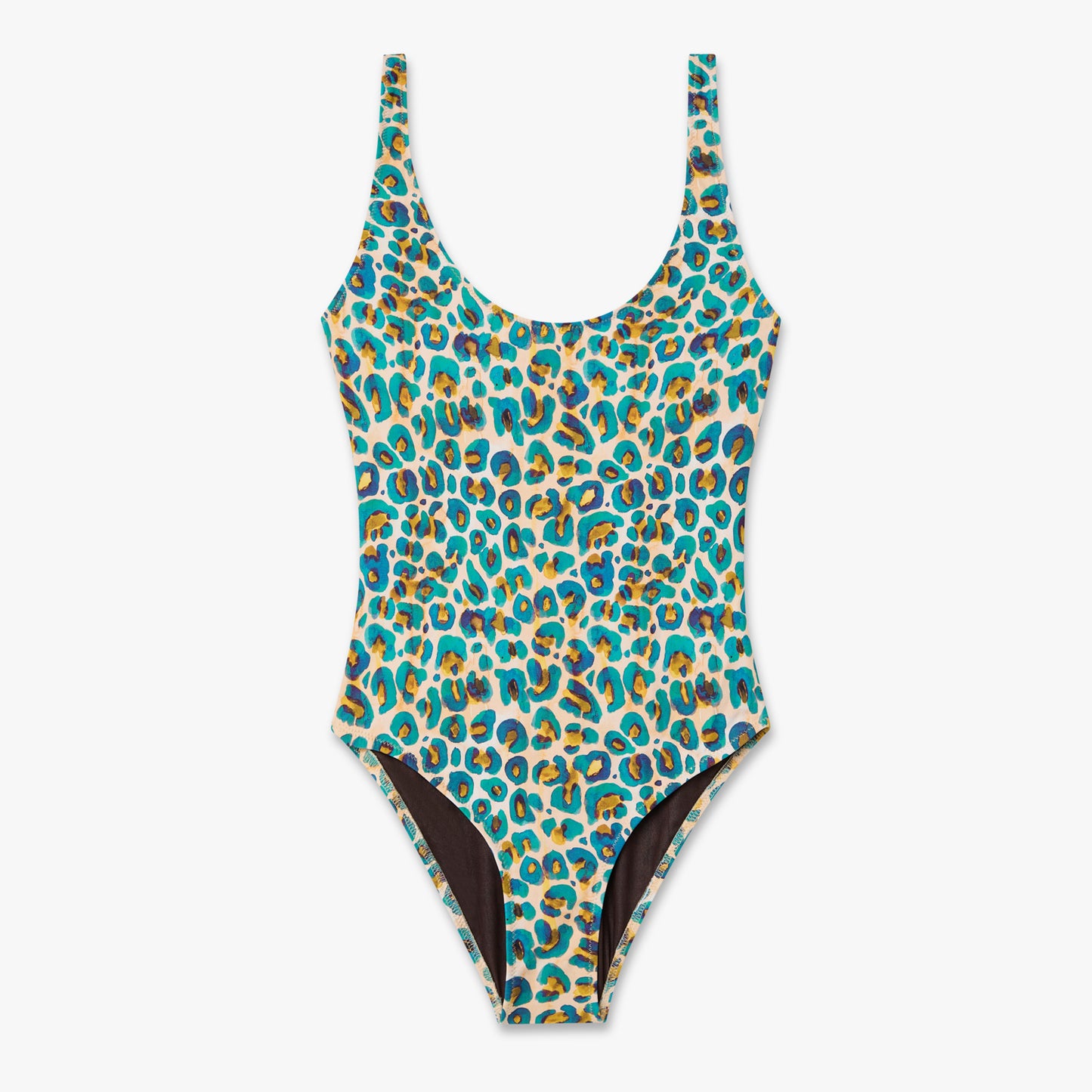 Leopard Print Swimsuit - Butter Yellow