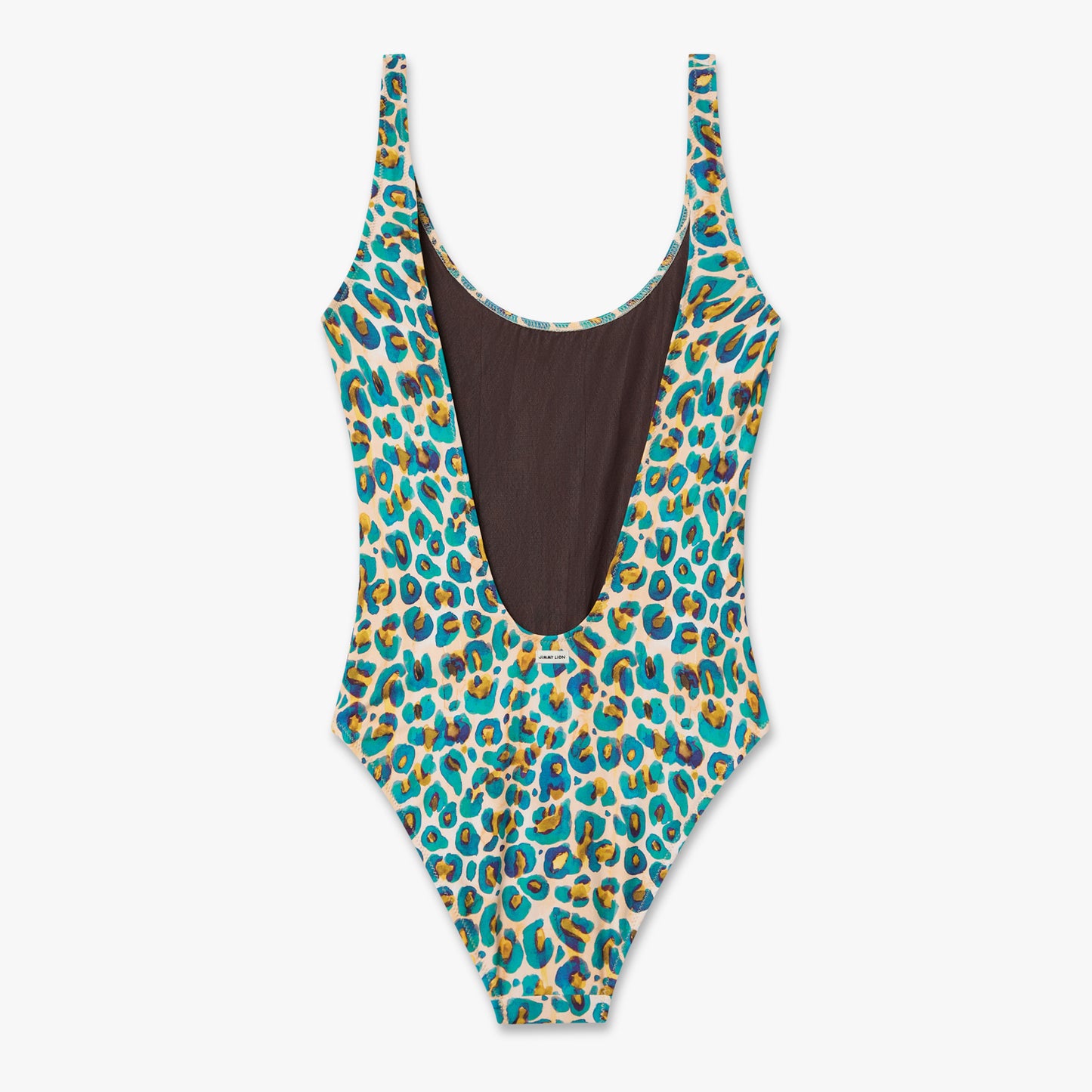 Leopard Print Swimsuit - Butter Yellow