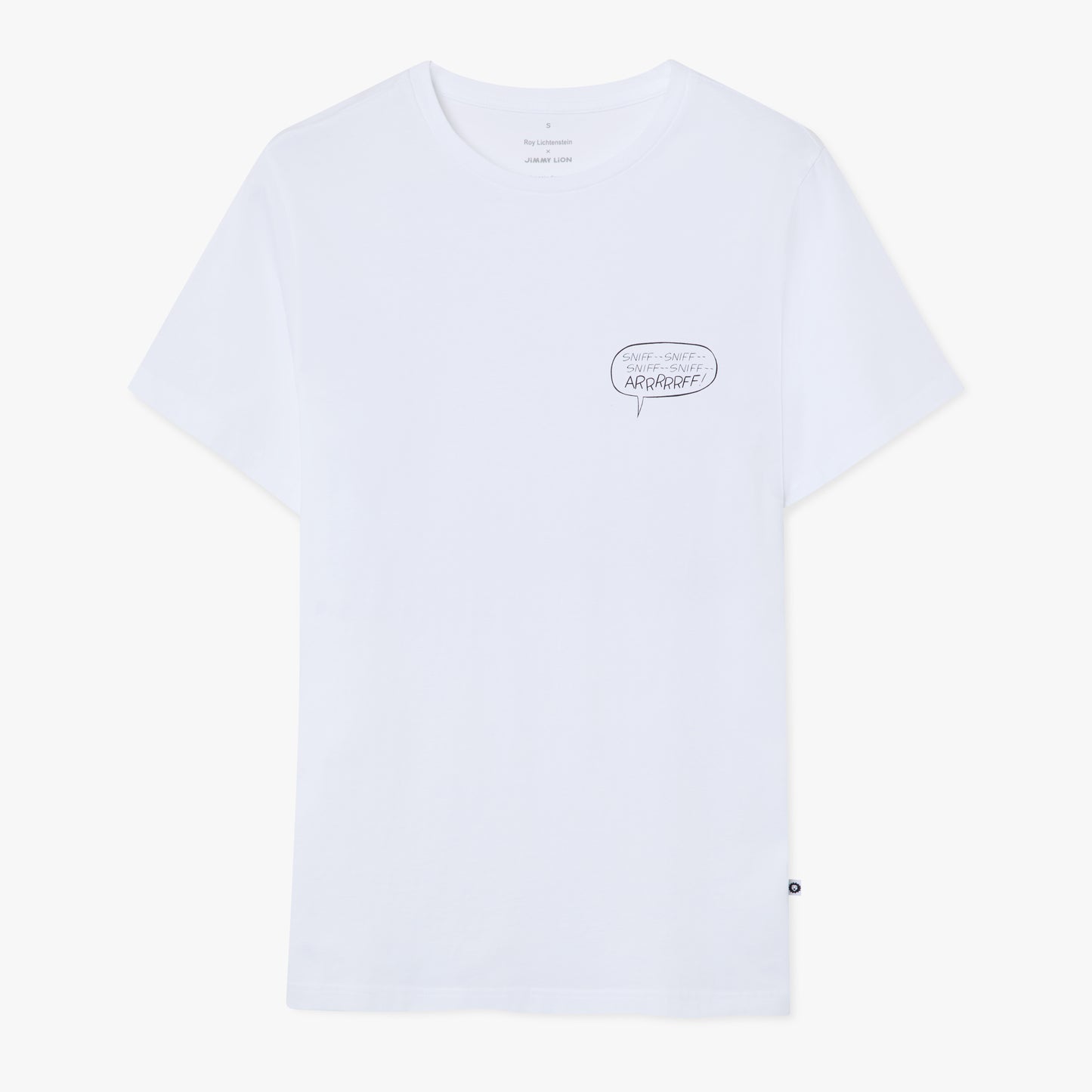 Roy Lichtenstein Arrrrrff Dog Tee - White