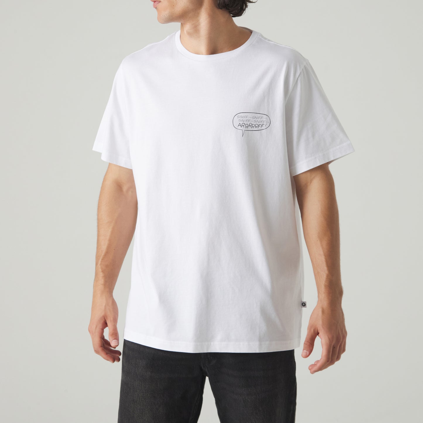 Roy Lichtenstein Arrrrrff Dog Tee - White