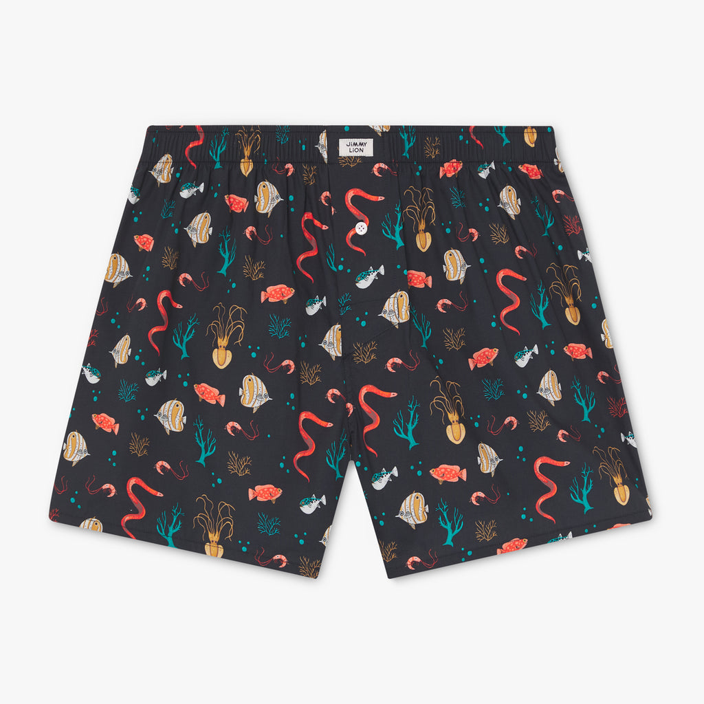 Tide Glow Boxer Shorts - Black