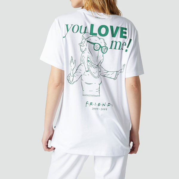 Friends You Love Me Tee - White
