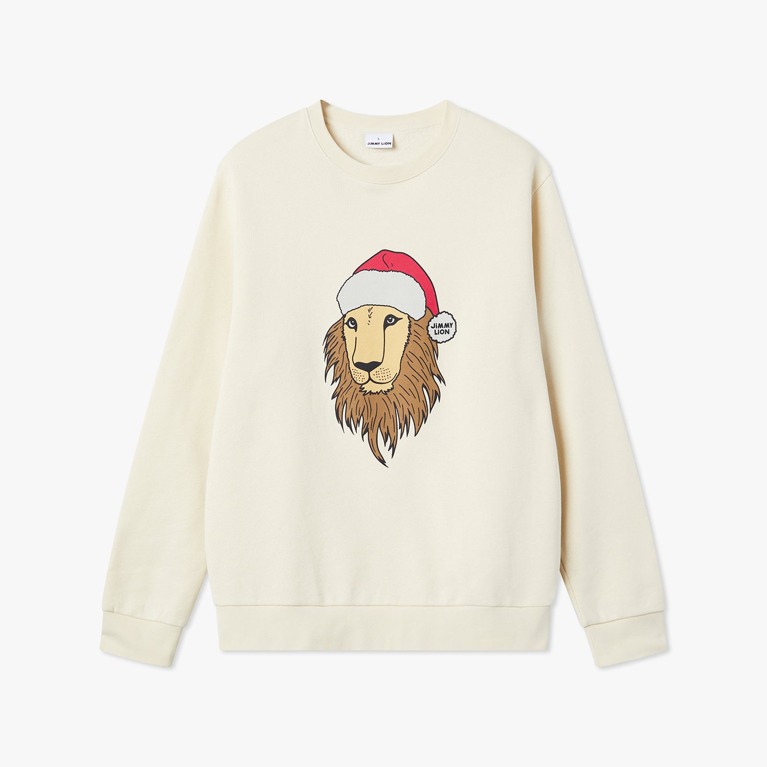 Holiday Sweat Lion - Beige