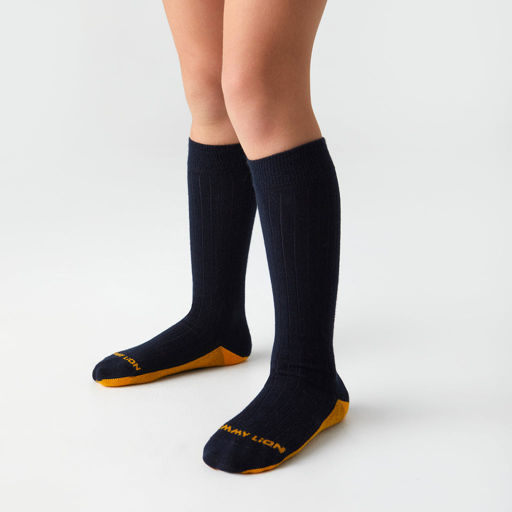 KH Kids School Ribbed - Dark Blue (1)