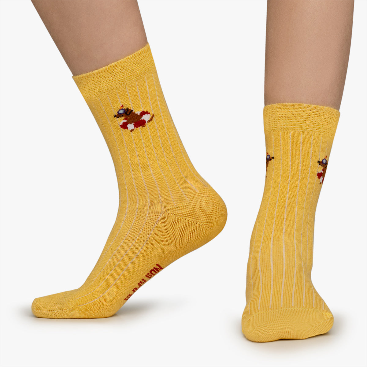 Kids Ribbed Lifeguard Dog - Yellow (1)