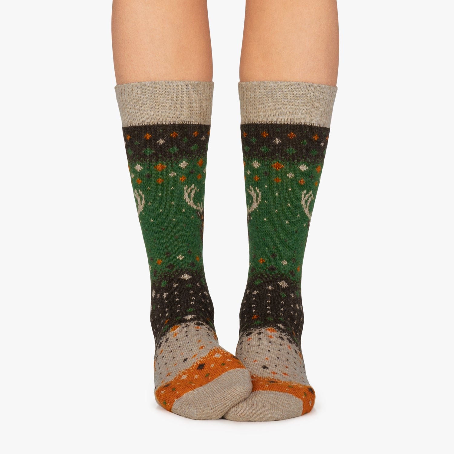 Winter Deer Socks for Men and Women